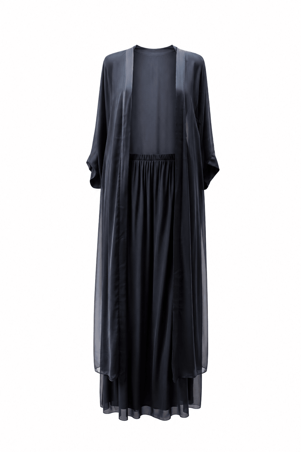 AMAL Kaftan Set anthrazit